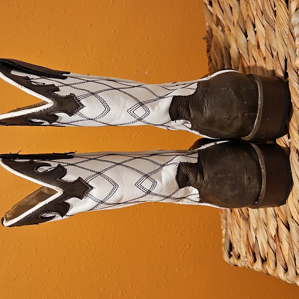 Roper Steerhead Big Kids Sz. 6 Cowboy Boots Would Fit Woman Sz. 7.5 - Picture 3 of 14